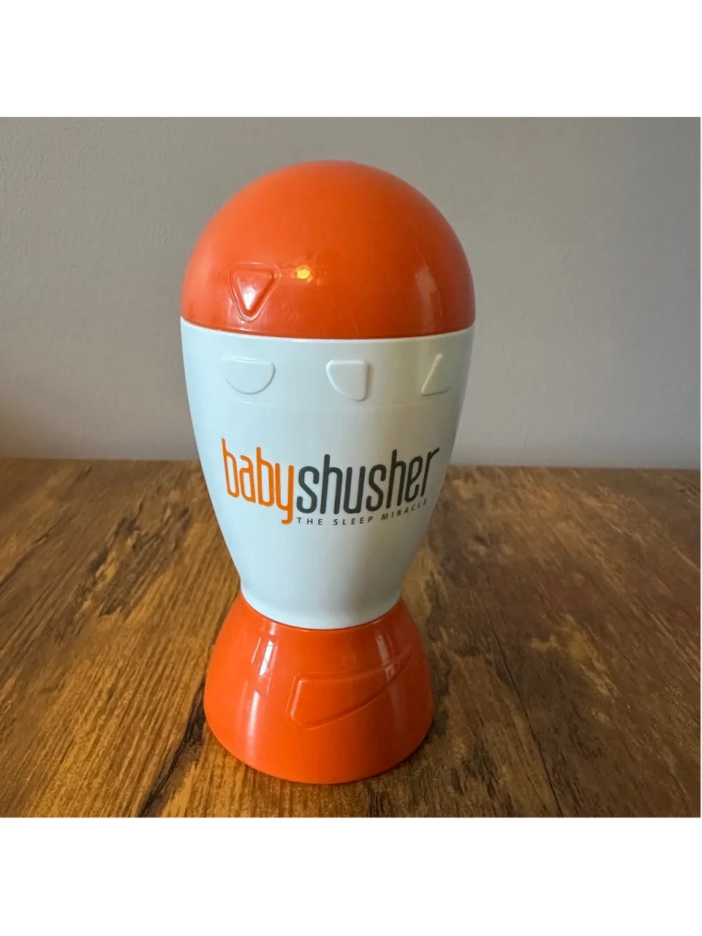 Baby Shusher Sleep Miracle Sound Machine Portable Baby Soother White Orange - Picture 1 of 3